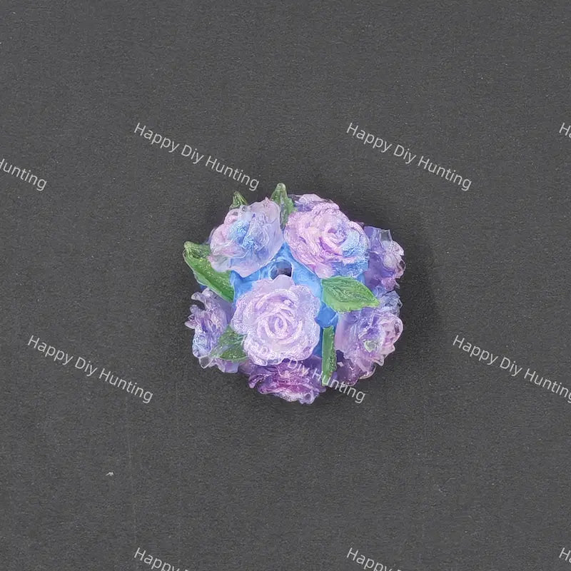 22mm 3D Flower Acrylic Beads for DIY Beadable Pens & Jewelry