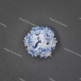 20mm 3D Flower Acrylic Beads for DIY Beadable Pens & Jewelry