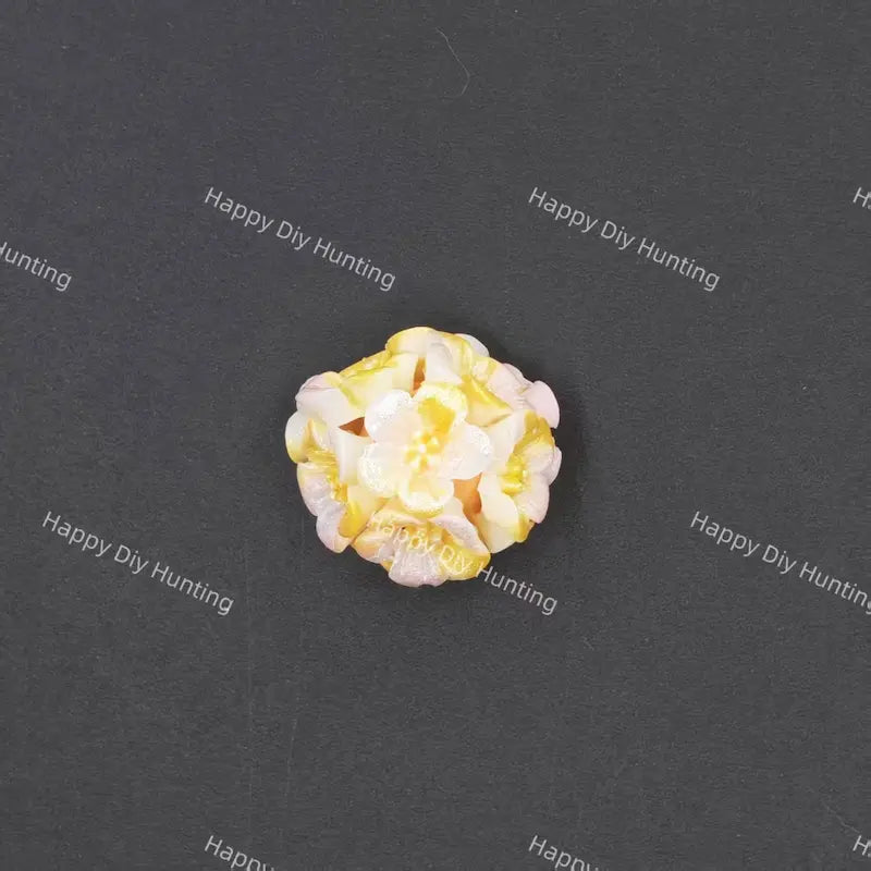 22mm 3D Flower Acrylic Beads for DIY Beadable Pens & Jewelry