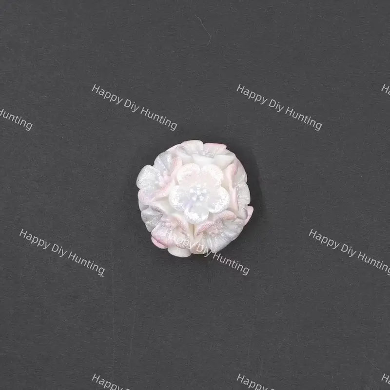 22mm 3D Flower Acrylic Beads for DIY Beadable Pens & Jewelry