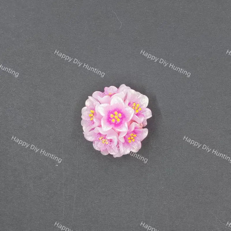 22mm 3D Flower Acrylic Beads for DIY Beadable Pens & Jewelry