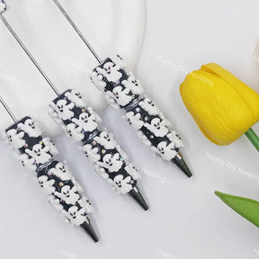 Halloween Cute Ghost Beadable Pens Wholesale, Beadable Pens Supplies