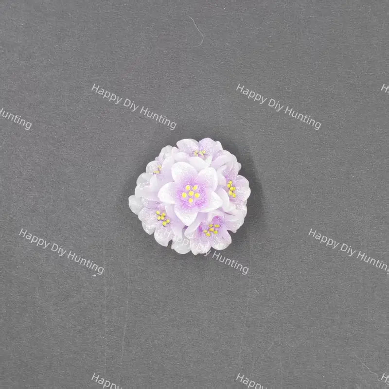 22mm 3D Flower Acrylic Beads for DIY Beadable Pens & Jewelry