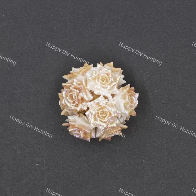 20mm 3D Flower Acrylic Beads for DIY Beadable Pens & Jewelry