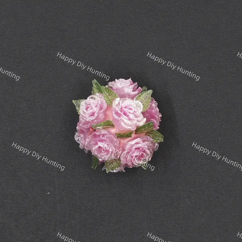 22mm 3D Flower Acrylic Beads for DIY Beadable Pens & Jewelry