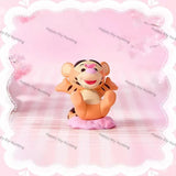 cherry blossom bear and friends character pen toppers no hole solid PVC floral stationery decor