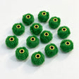 christmas green fuzzy spacer beads diy handmade stationery beadable pen craft supplies wholesale glitter
