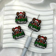 christmas reindeer silicone focal beads for DIY pens and holiday-themed handmade crafts