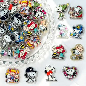 classic cartoon friends acrylic focal beads for DIY beadable pens keychains and handmade jewelry crafts