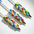 colorful cartoon candy beadable pens wholesale for DIY custom crafts and personalized pens