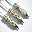colorful dinosaur beadable pens wholesale for DIY custom crafts and personalized pens