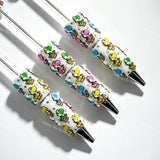 colorful dinosaur beadable pens wholesale for DIY custom crafts and personalized pens