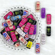 colorful energy drink can acrylic focal beads for DIY beadable pens and jewelry crafts