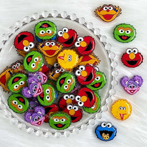 colorful furry monster friends acrylic focal beads for DIY beadable pens and jewelry crafts