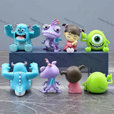 colorful monster character pen toppers no hole solid PVC kids stationery decor