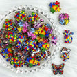colorful puzzle piece acrylic focal beads for DIY beadable pens and jewelry crafts