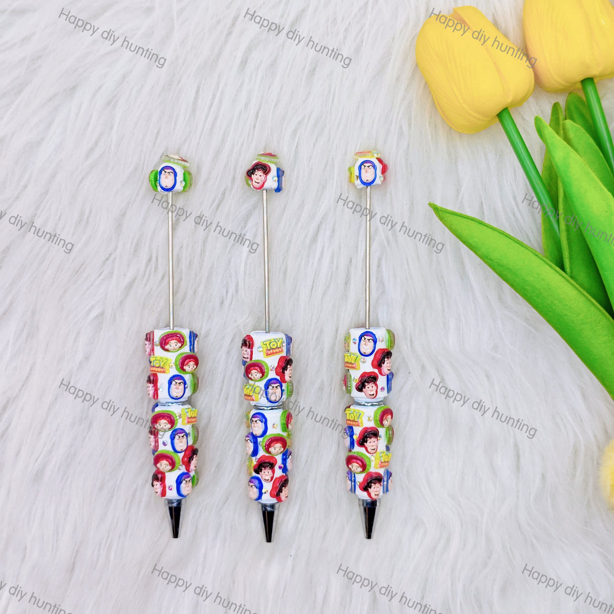 Cartoon Character Beadable Pen