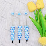 Blue Alien Character Beadable Pen