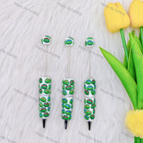 Green Cartoon Turtle Beadable Pen