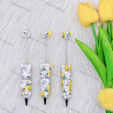 Cute White Cartoon Puppy Beadable Pen