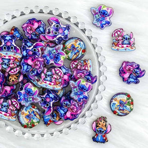 cute alien acrylic focal beads for DIY beadable pens and jewelry crafts