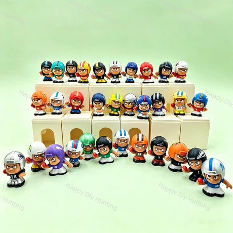 cute football player character pen toppers no hole for diy beadable pen craft supplies
