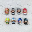 cute football player character pen toppers no hole for diy beadable pen craft supplies