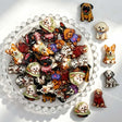 cute mixed puppy dog acrylic focal beads for DIY beadable pens and jewelry crafts