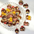 cute monkey doll acrylic focal beads for DIY pens and playful jewelry crafts