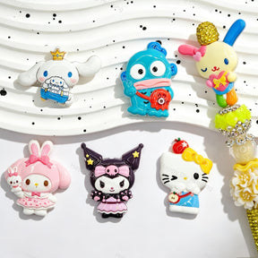 Cute Assorted Cartoon Figure Acrylic Focal Beads for beadable pen DIY craft projects