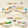 Cute cartoon character no‑hole pen toppers, solid decorative character ornaments for beadable pen DIY craft supplies