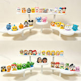 Cute cartoon character no‑hole pen toppers, solid decorative character ornaments for beadable pen DIY craft supplies