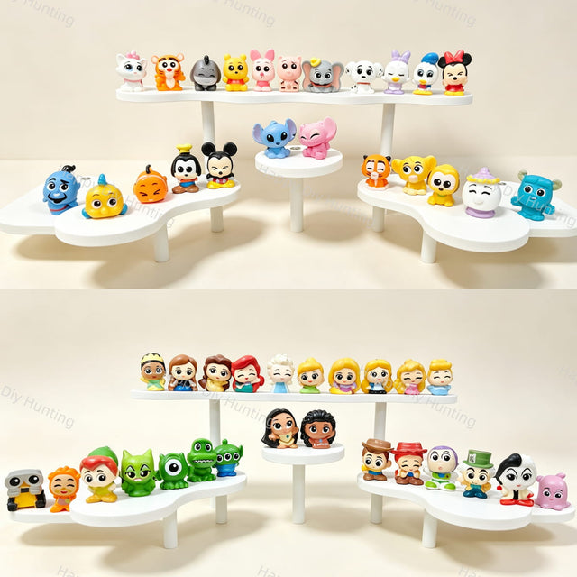 Cute cartoon character no‑hole pen toppers, solid decorative character ornaments for beadable pen DIY craft supplies
