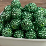 20MM Bling Bling Sparkling Rhinestones Beads, Acrylic Beads, Jelly Beads