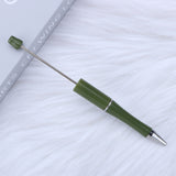 Solid Color Plastic Beadable Pens Focal Beads for Pens