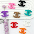 multi‑color designer‑style double‑loop silicone focal beads for diy beadable pens and pen toppers craft supplies