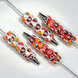 funny BB cartoon character beadable pens wholesale for DIY custom crafts and personalized pens