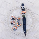 Horrror Orange Haired Doll Character Sugar Focal Beads for DIY Beadable Pens