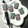 God Is Good All The Time Leopard Bow Silicone Focal Beads for custom beadable pen handmade DIY craft projects