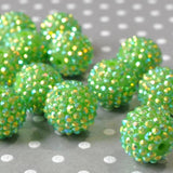 20MM Bling Bling Sparkling Rhinestones Beads, Acrylic Beads, Jelly Beads