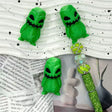 green monster character no hole pen toppers spooky halloween theme for diy beadable pen making