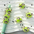 green power girl character round rhinestone beads for diy beadable pens handmade craft supplies