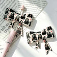 halloween ghost printed bow silicone focal beads spooky holiday theme for diy jewelry and pen making