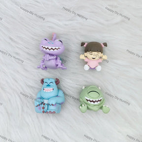 happy monster co character pen toppers no hole for diy beadable pens craft supplies