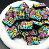 let me tell you about my jesus silicone focal bead with funny quote for DIY pens and handmade jewelry crafts