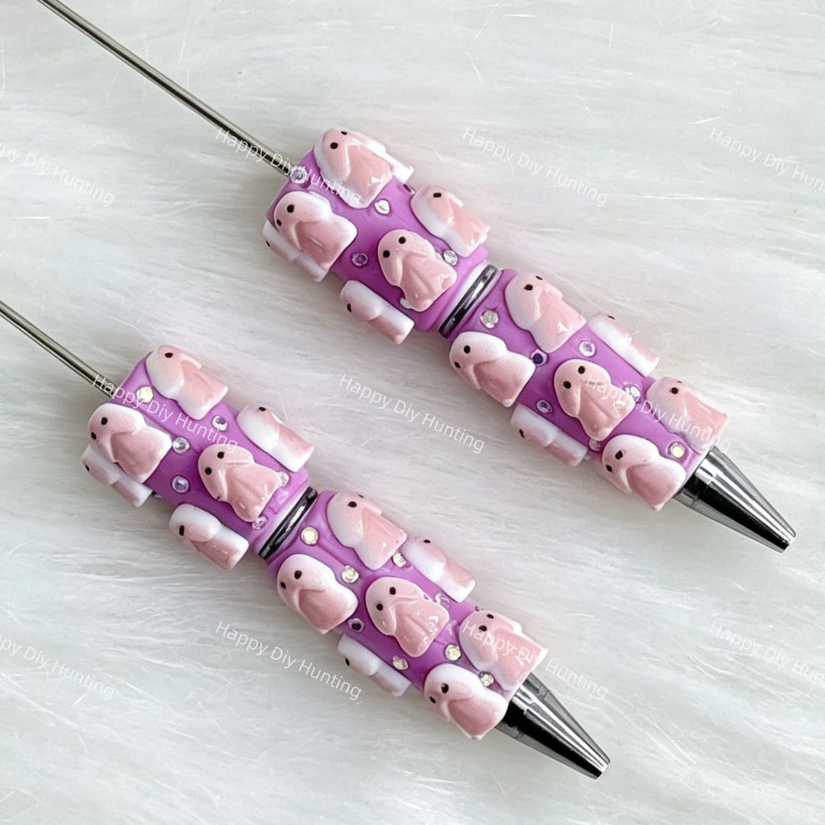 light purple Richard beadable pens for DIY custom crafts and personalized pens
