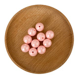 15mm Shinny Opal Solid Color Silicone Beads 15mm