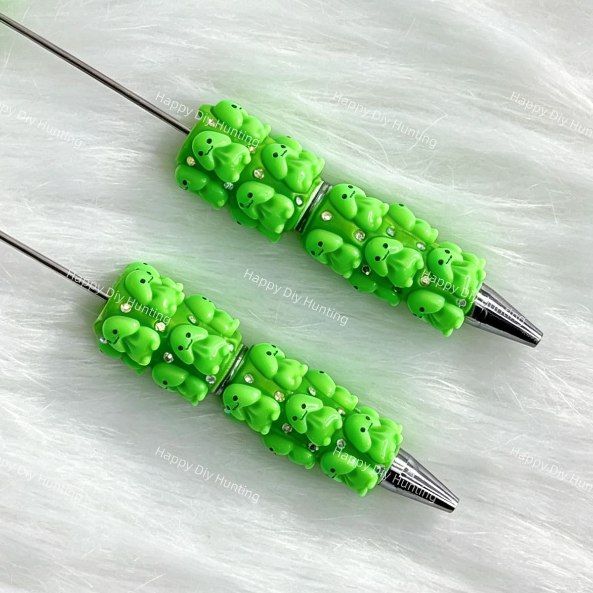 lime Richard beadable pens for DIY custom crafts and personalized pens