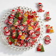 mixed Christmas elf acrylic focal beads for DIY beadable pens and jewelry crafts