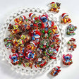 mixed cute Christmas cartoon characters acrylic focal beads for DIY beadable pens and jewelry crafts